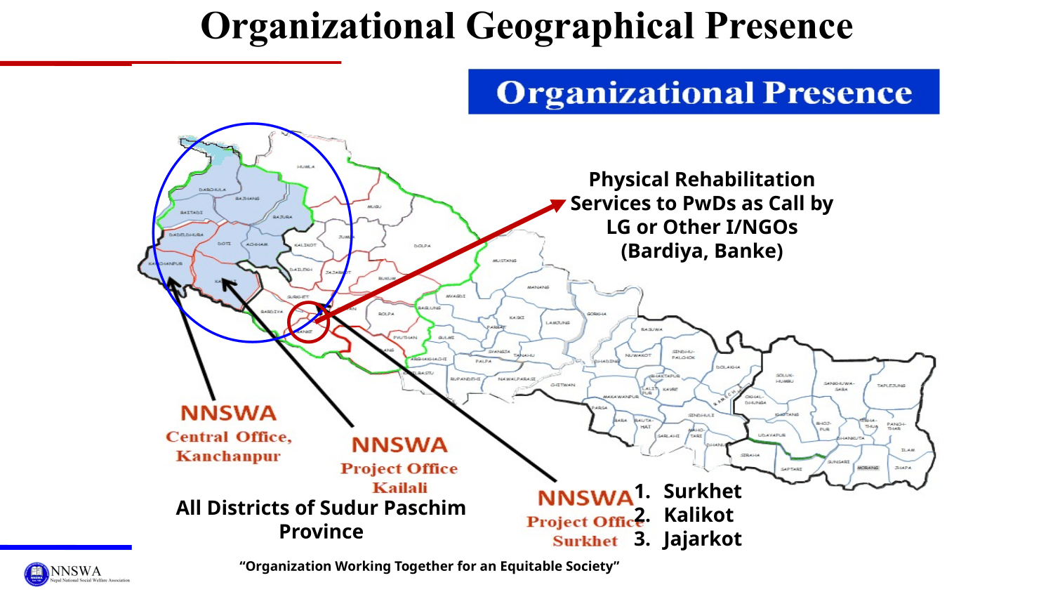 NNSWA Geographical Presence